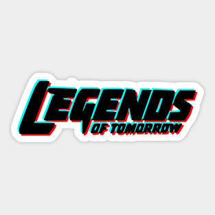 Legends of Tomorrow Logo - Glitch Sticker